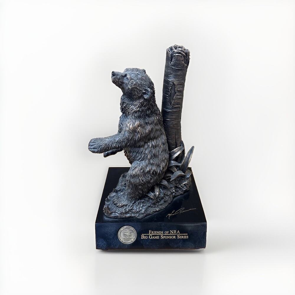 Friends Of NRA Grizzly Bear Sculpture Big Game Sponsor Series, 11" Tall